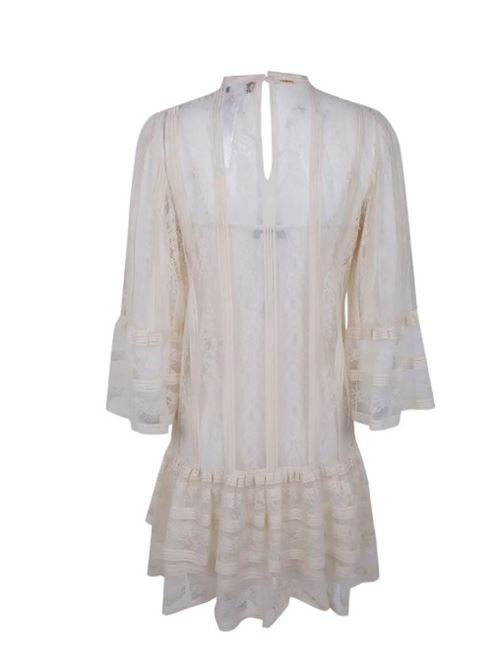 Short lace dress with belt TWINSET | 261TP2544.00059